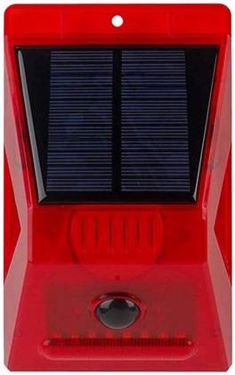 Alarma cu incarcare solara ,lumina de avertizare ,senzor de miscare si telefomanda q l911c