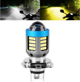 Bec led h4 moto 2 faze, 61 led smd 3030, 160w, 6000k