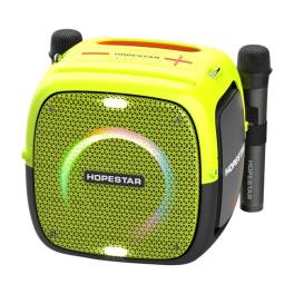 Boxa portabila hopestar party one, 80w bluetooth 5.0, waterproof, tws, doua microfoane, led-uri smart multicolore
