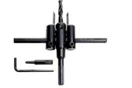 Burghiu pentru lemn, reglabil, d 30 - 120 mm