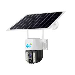 Camera supraveghere  cu panou solar , acumulatori 8000 mah,conexiune 4 g,3 mp si alarma miscare 