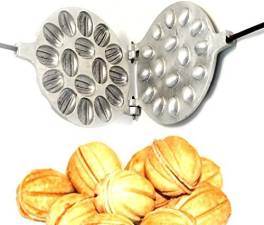 Forma prajituri nuci, 16 jumatati