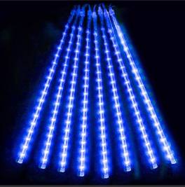 Instalatie luminoasa, ploaie de meteoriti, 8 tuburi luminoase 80 cm,interconectabila