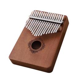 Instrument muzical cu 17 note kalimba rotund