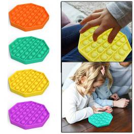 Jucarie pop it!, antistres, din silicon, octogon