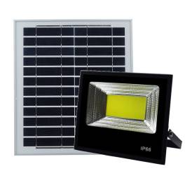 Kit proiector 50w led cob jni cu panou solar si telecomanda