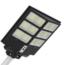 Lampa cu incarcare solara 600 w cu telecomanda si suport metalic