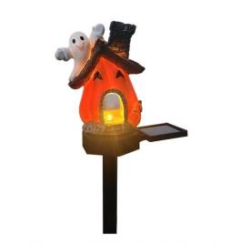 Lampa cu incarcare solara model dovleac halloween