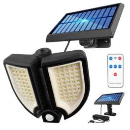 Lampa solara dubla 90 led, senzor de miscare,telecomanda