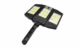 Lampa solara tripla perete cu telecomanda si senzor de lumina