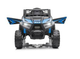 Masinuta electrica copii, model jeep,12 v cu telecomanda,lumini si muzica, albastra 