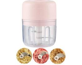 Mini tocator electric portabil pentru usturoi, nuci, carne, legume