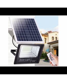 Panou solar cu proiector 300w, cu telecomanda, pentru gradina