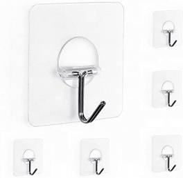 Set 10 carlige autoadezive pentru bucatarie sau baie