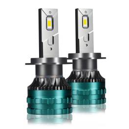 Set 2 becuri auto led h7  100 w, 6000k, canbus, 15000lm