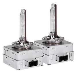 Set 2 becuri d1s auto xenon pentru far white knight, 35w, 6000k