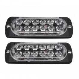 Set 2 stroboscoape 12 led