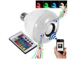 Set 2xbec bluetooth led cu boxa,jocuri de lumini si telecomanda 