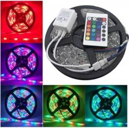Set 3 x banda led rgb multicolor cu telecomanda 5 metri