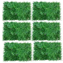 Set 6 panouri gazon cu flori artificiale 40x60 cm
