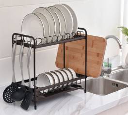 Suport de vase metalic supraetajat