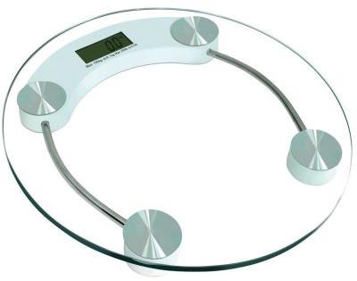 Cantar de baie electronic cu platforma din sticla securizata, 180 kg