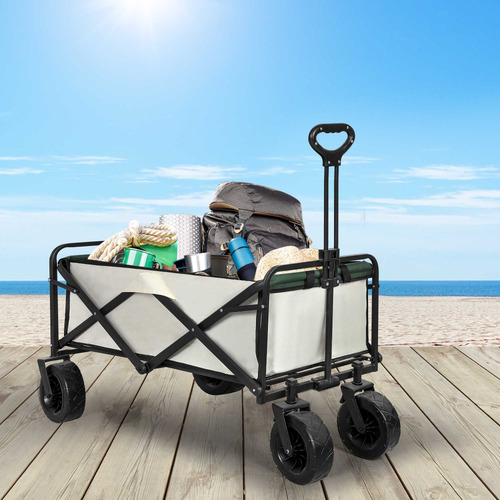 Carucior de cumparaturi pliabil cu 4 roti