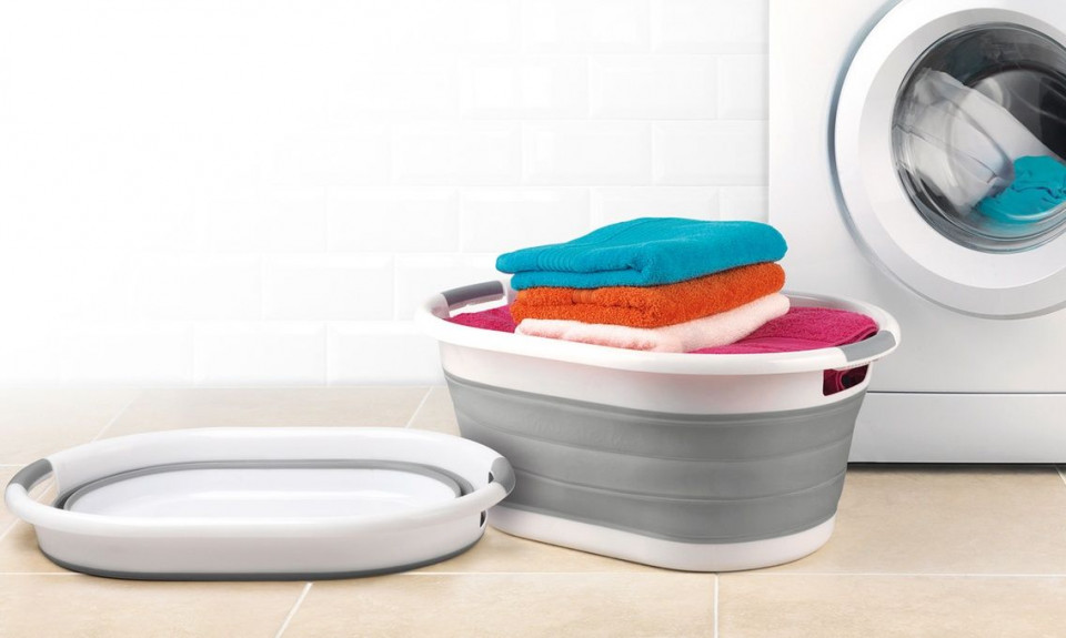 Cos pentru rufe pliabil 23x53x38 cm