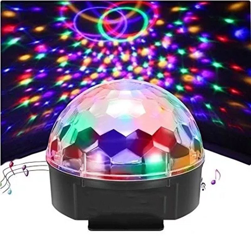 Glob disco cu lumini si muzica