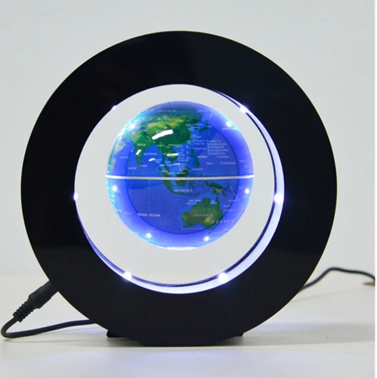 Glob magnetic de levitatie, in forma de o