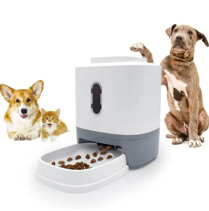 Hranitor automat cu pedala pentru caini &ndash; abs, anti-blocare