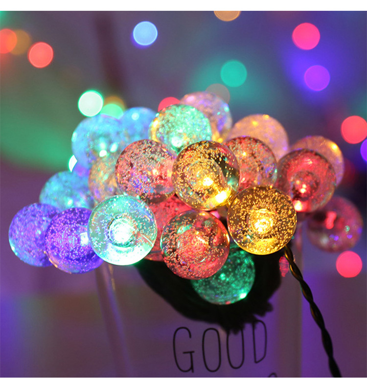 Instalatie 50 globulete  ,10 m , diverse culori