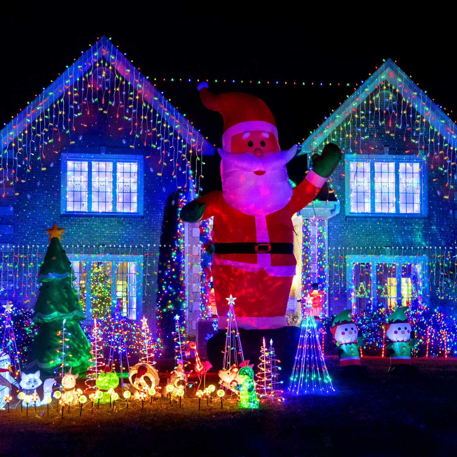 Instalatie de exterior tip perdea 9 m x 1m