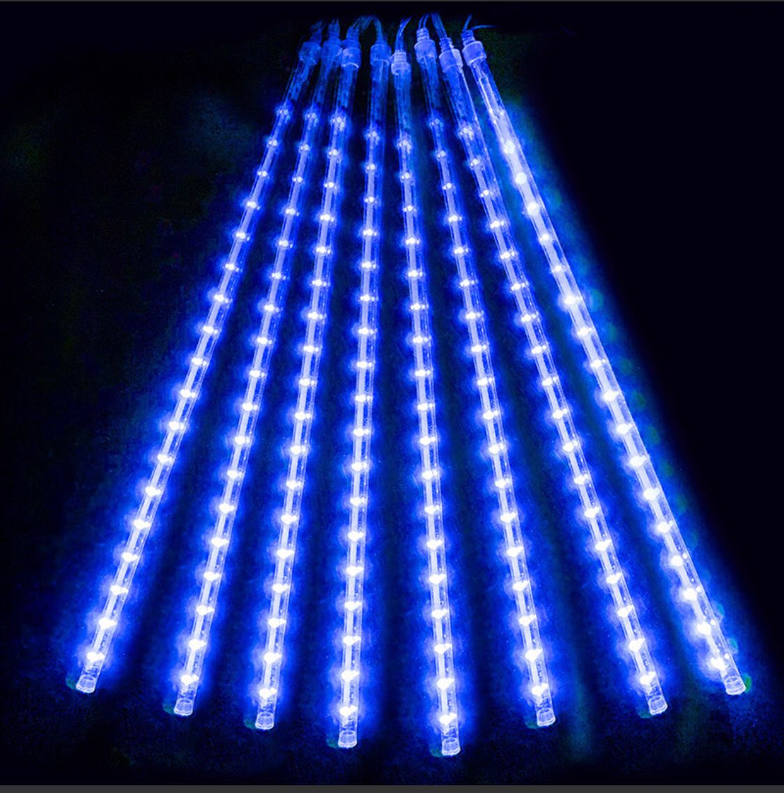 Instalatie luminoasa, ploaie de meteoriti, 8 tuburi luminoase 80 cm,interconectabila