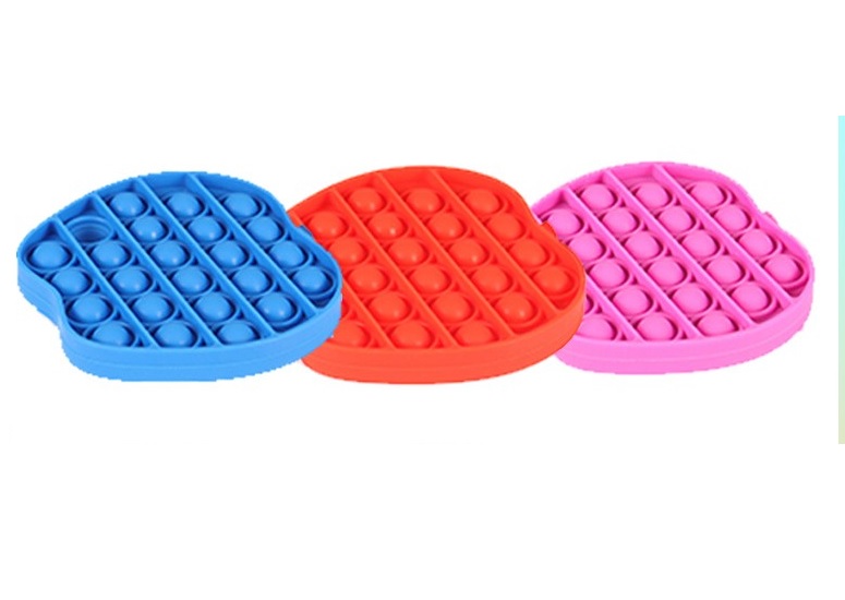 Jucarie antistres din silicon, pop it now, forma mar
