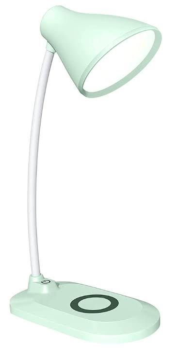 Lampa de birou led, cu incarcator wireless, 3 nivele de iluminare, brat reglabil