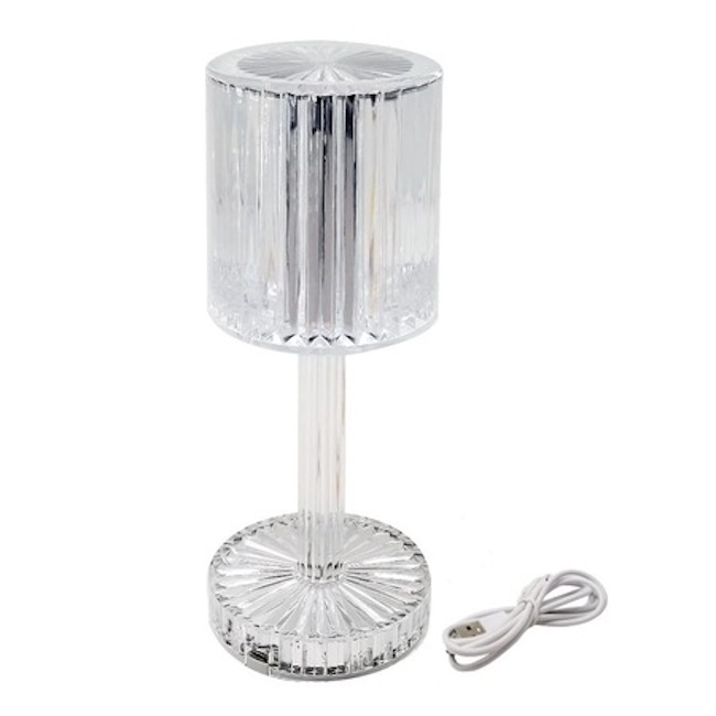 Lampa de masa cu led colorat ,incarcare usb si touch