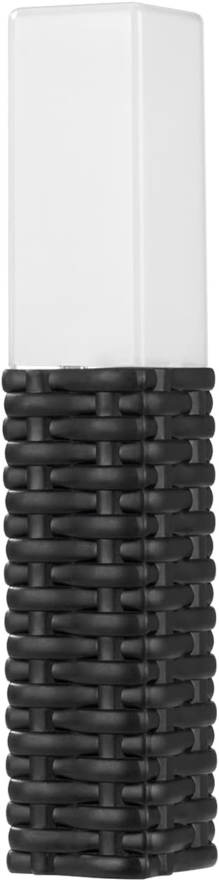 Lampa solara de gradina cu model tip ratan , 26  cm