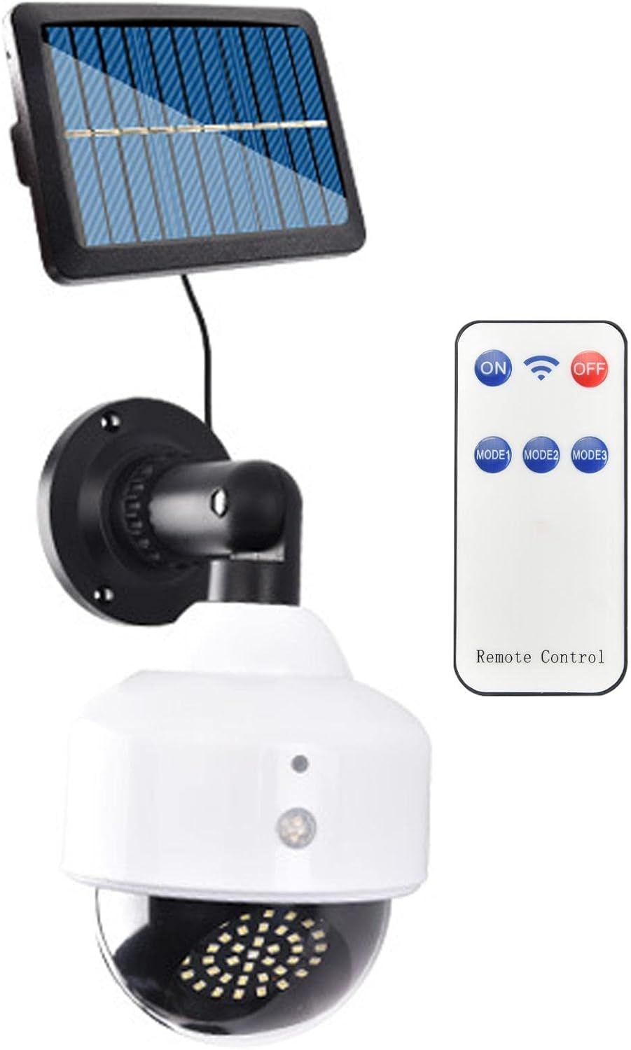 Lampa solara si camera de securitate falsa 2 in 1 jx-5118