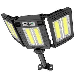 Lampa solara stradala tripla, 360 led cob 