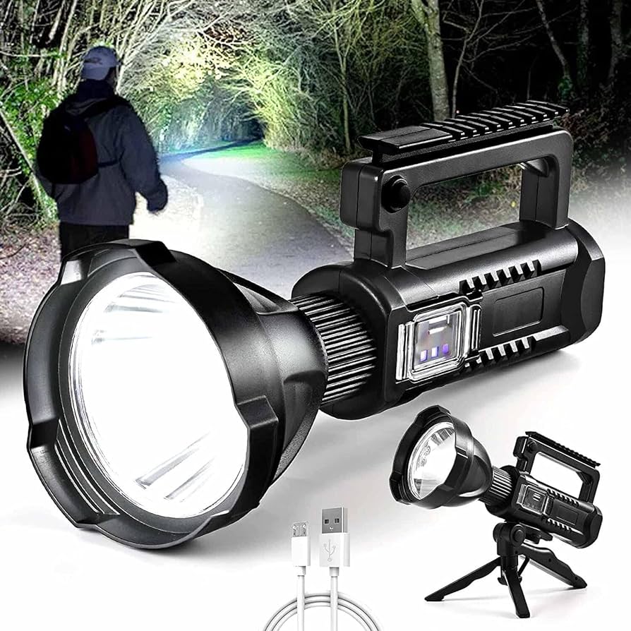 Lanterna cu incarcare usb,4 moduri de iluminare,power bank si trepied w5120