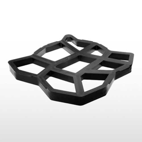 Matrita cu contur pentru turnat pavaj din beton, sablon forma imitatie piatra naturala, 35x35x3.5 cm