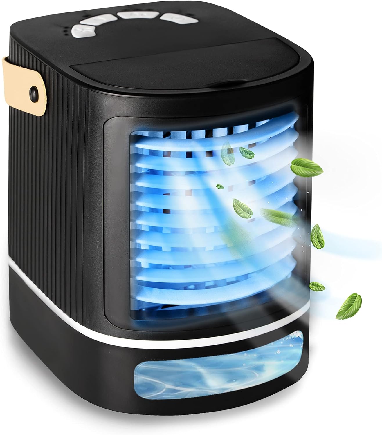 Mini ventilator senza cu apa rece ,led si usb