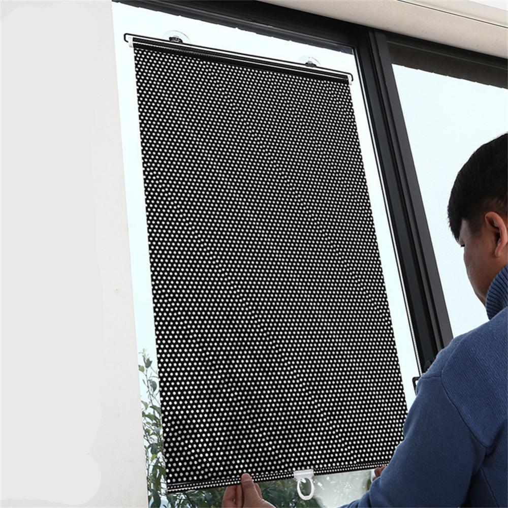 Parasolar retractabil cu ventuza, pentru fereastra sau auto 45x125 cm