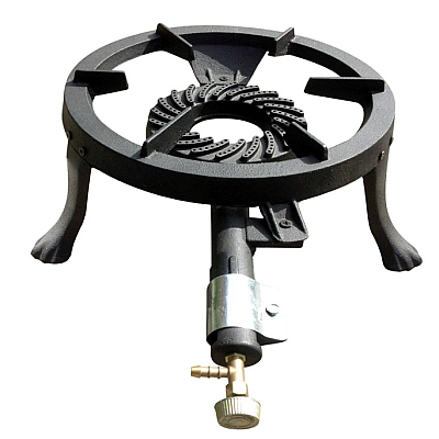 Pirostrie rotunda din fonta cu 3 picioare , diametru 33 cm