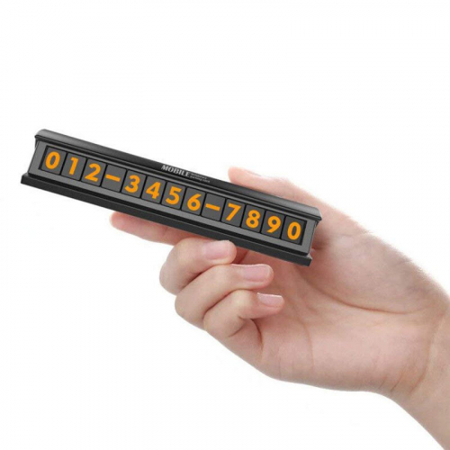 Placuta numar telefon parcare, pentru parbriz