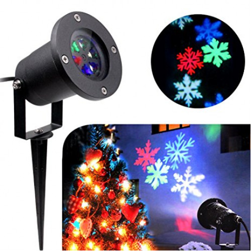 Proiector led rezistent la apa cu fulgi-pentru exterior