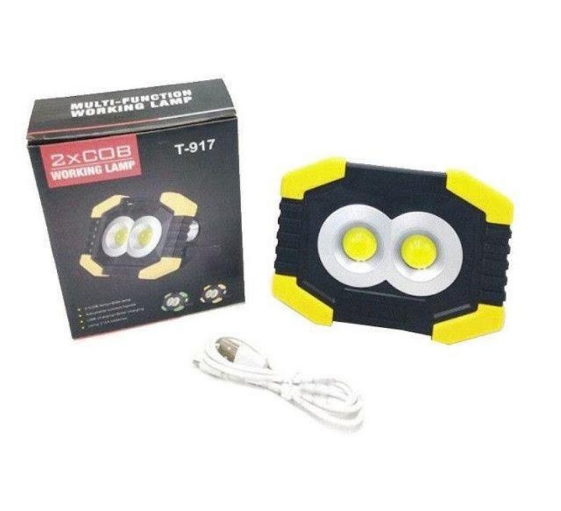 Proiector portabil led t-917 6w cordless working 2xcob