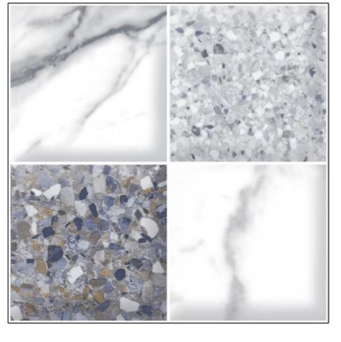 Set 12 placi autoadezive 30x30 cm rezistente la apa ,pentru gresie si faianta , model dp1301