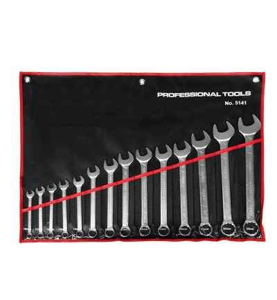 Set 14 chei combinate fixe-inelare 10/32mm